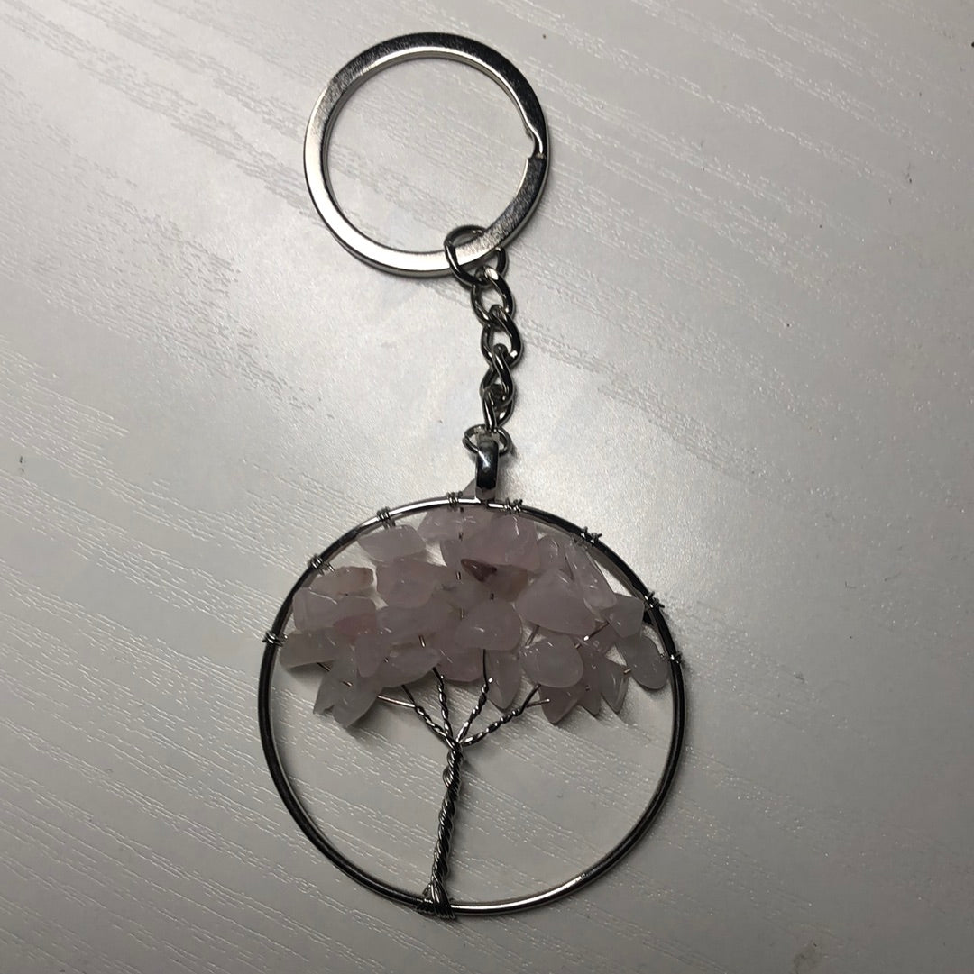 Crystal Tree Keychain